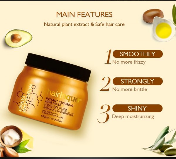 Sulfate-Free Argan & Macadamia Nut Oil Hair Mask