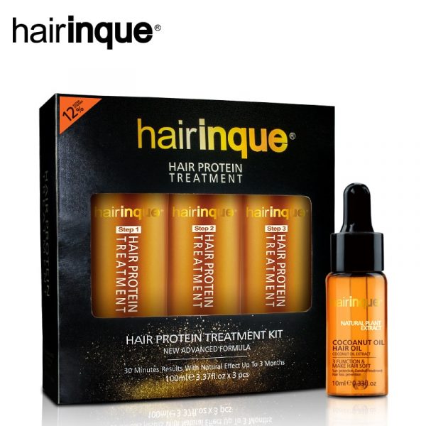 Keratin Hair Treatment & 10 ml Coconut Oil Set