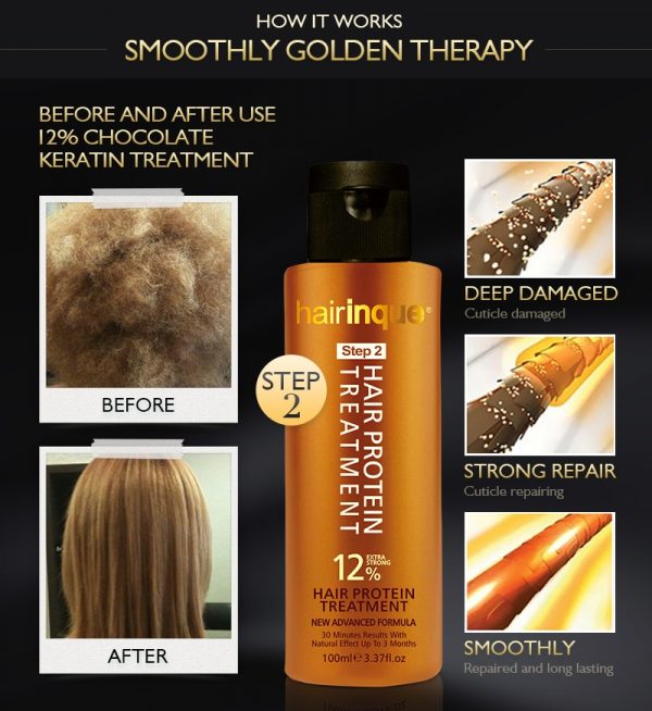 Keratin Hair Treatment & 10 ml Coconut Oil Set - Hairinque